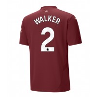 Maglia Calcio Manchester City Kyle Walker #2 Terza Divisa 2024-25 Manica Corta